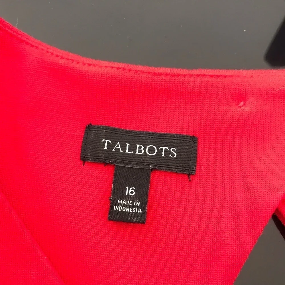 Talbots Red Dress - Picture 7 of 7
